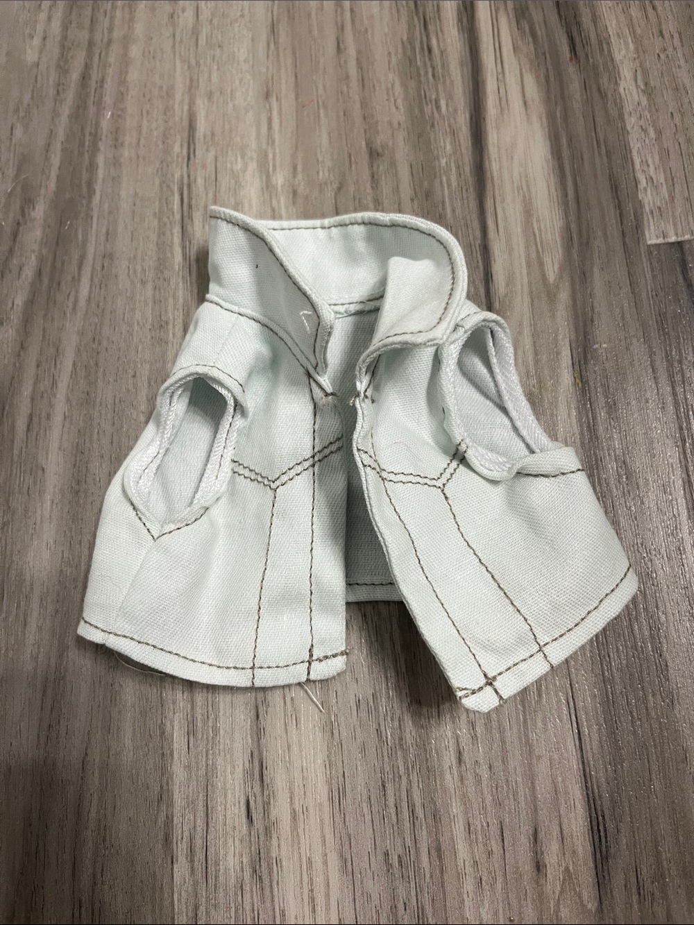 American Girl Mint Denim Doll Vest